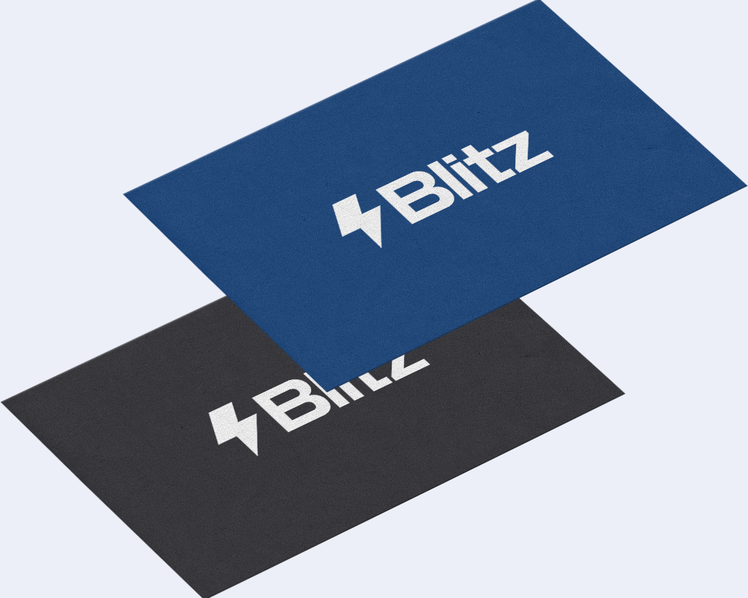 Blitz business cards